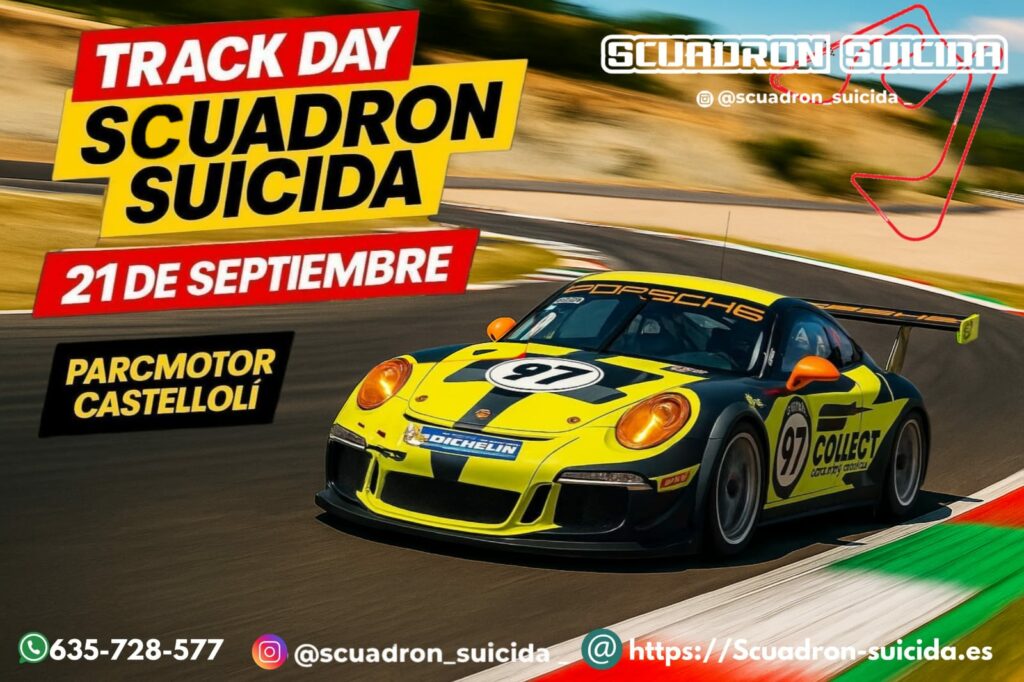 Trackday en Parcmotor Castellolí el día 21 de Septiembre de 2025